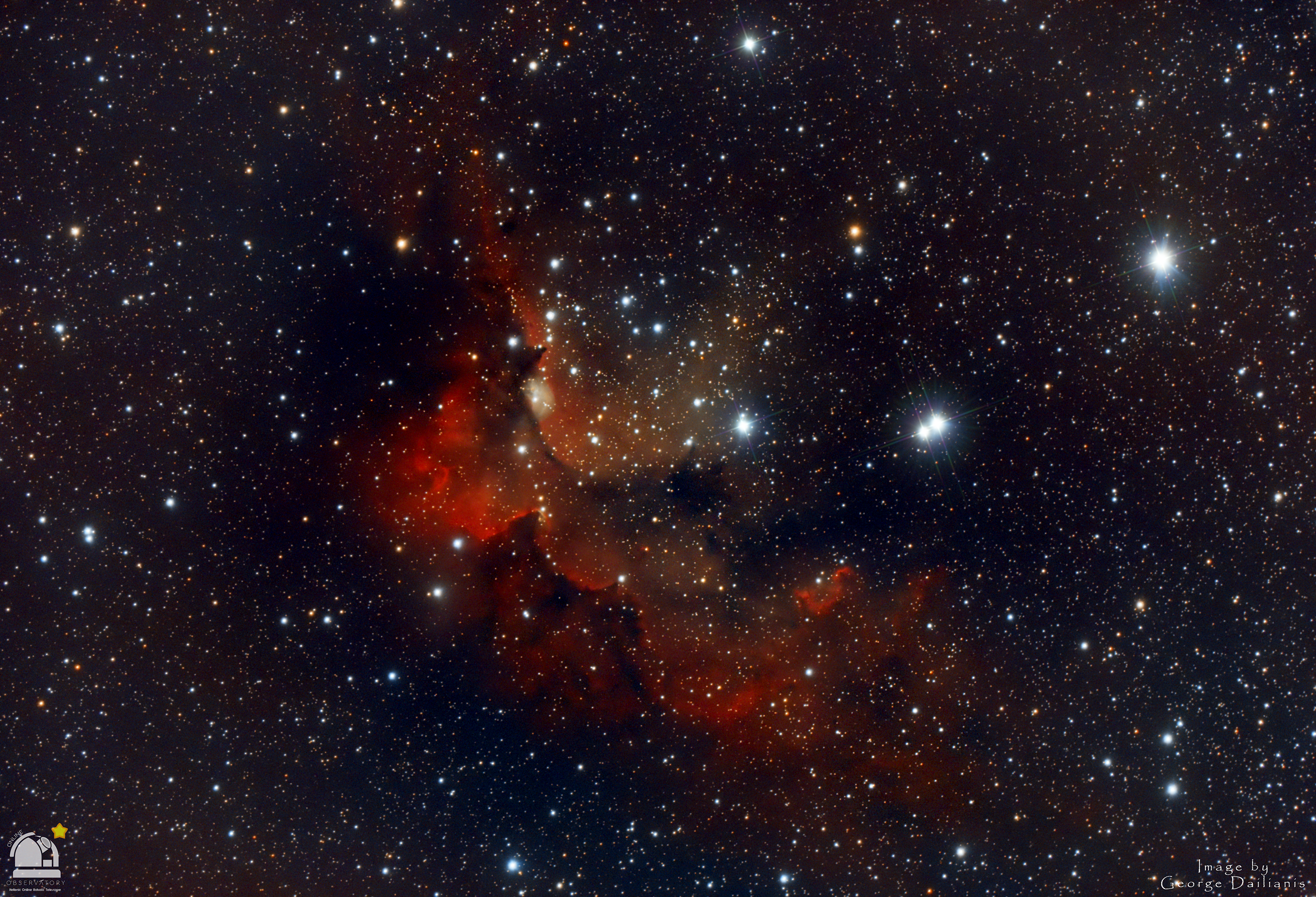 ΝΕΦΕΛΩΜΑ ΜΑΓΟΣ NGC7380 - HORTELESCOPE