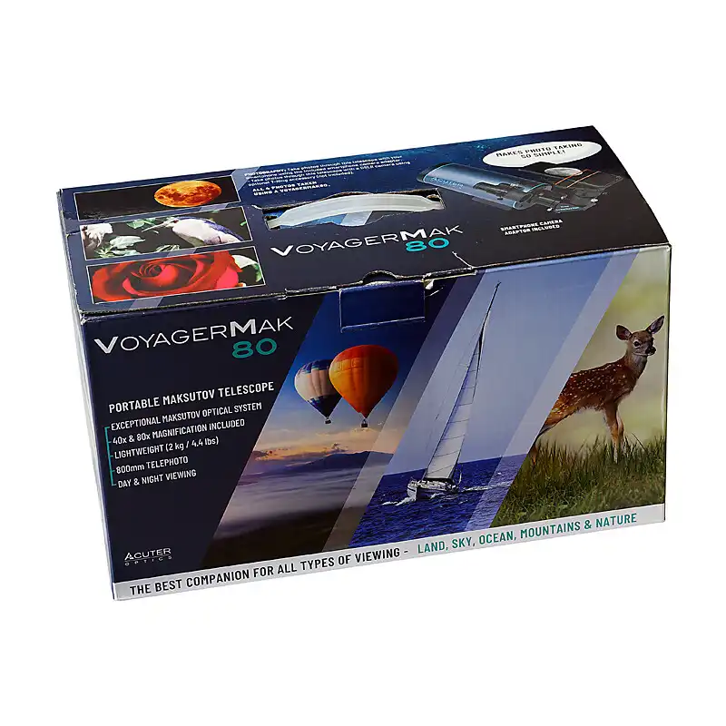 ACUTER Maksutov Telescope MC 80/800 Voyager MAK80 (OTA) - Image 5